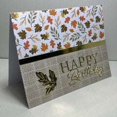 Autumn birthday card #2