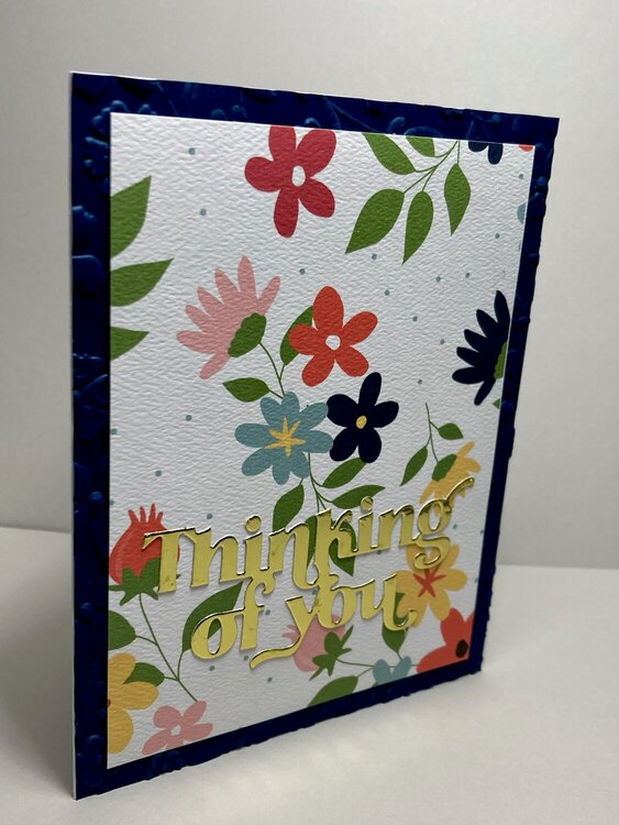 Simple thinking of you card