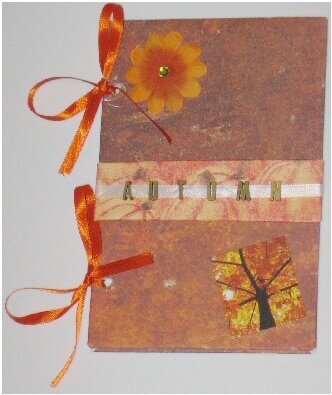 Handmade Scrapbook - Autumn