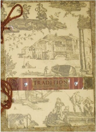 Handmade Scrapbook - Tradition