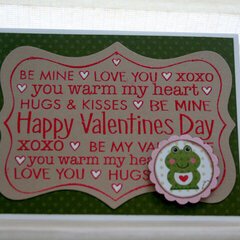 Happy Valentine's Day Froggie