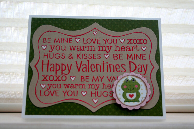 Happy Valentine&#039;s Day Froggie