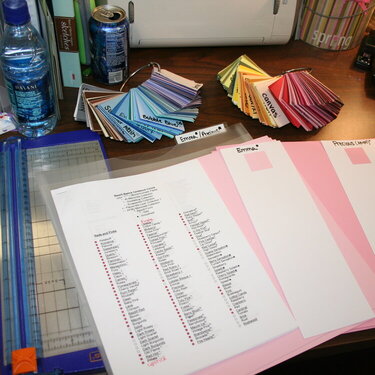 Cardstock Organization/Obsession