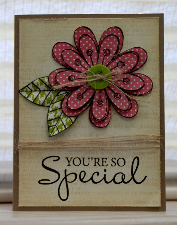 Special Flower card