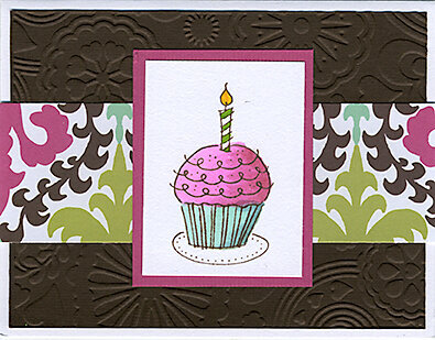 Copic Cupcake Card