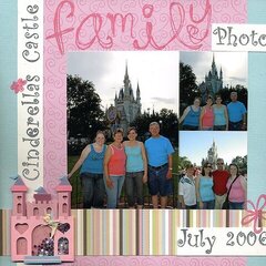 Family Photo at Cinderella's Castle