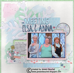 Meeting Elsa & Anna 2015