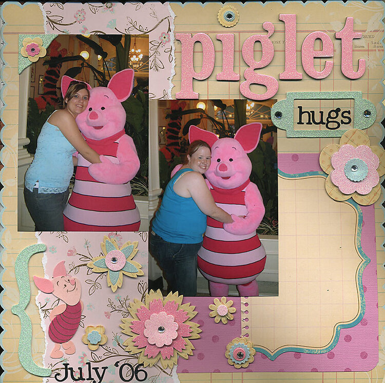Piglet Hugs *Making Memories Noteworthy Collection*