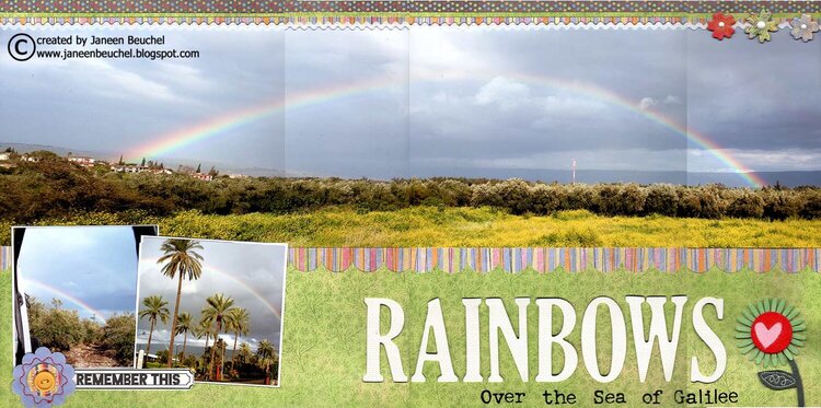 Rainbows Over the Sea of Galilee