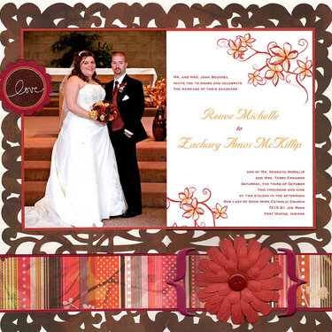 Wedding Album Title Page