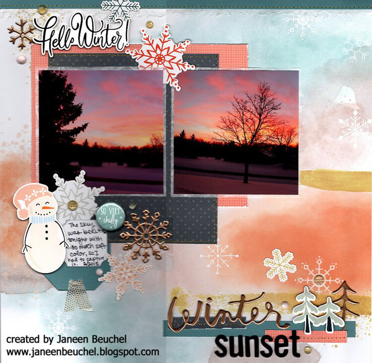 Winter Sunset