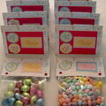 Easter Card and Candy - Jelly Beans - kisses and eggs