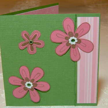 SU Wild Wasabi and Prints Pack Friendship Card, front view