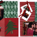 8x8 Christmas album pg.2 and 3