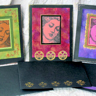 Beaded Cards 4