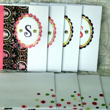 Sandra Monogram Cards
