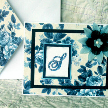 Monogram Cards - Sandra