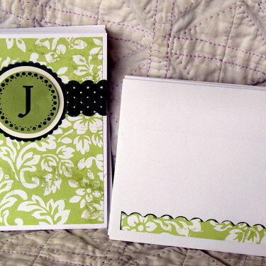 Monogram Cards - Mom
