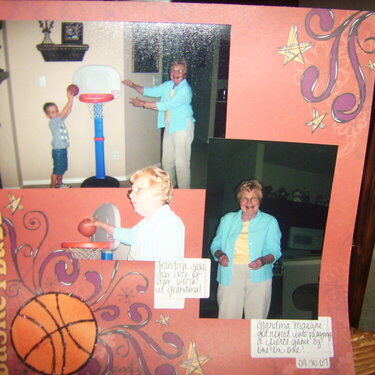 Basketball with Grandma