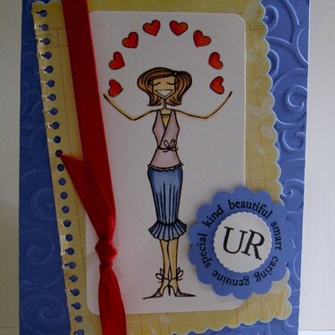 UR valentine card