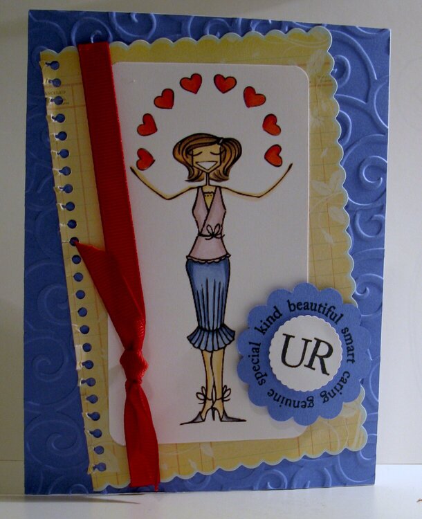 UR valentine card