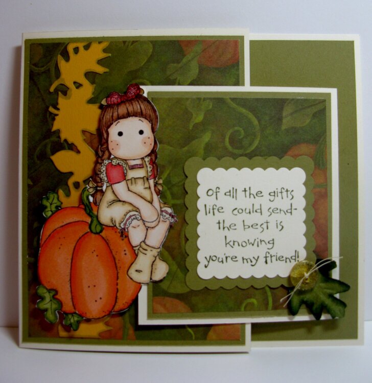 Magnolia Fall Fold card