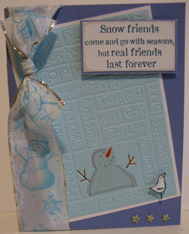 Snow friends Christmas Card #2