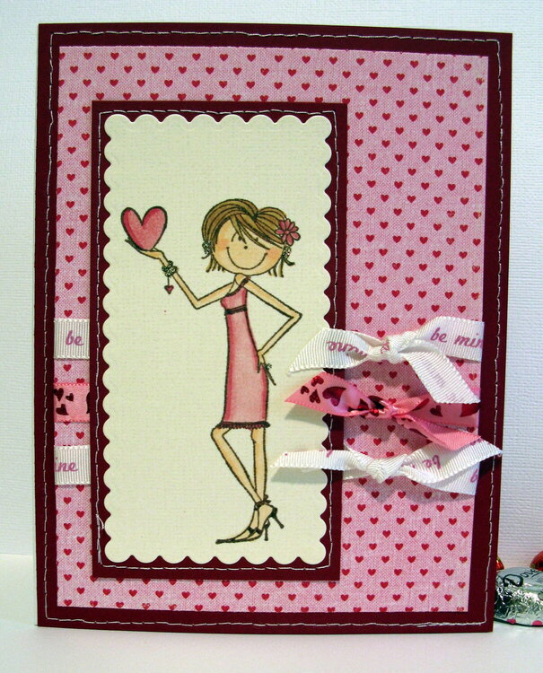 Penny Black Valentine card