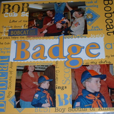 Bobcat Badge Page 2