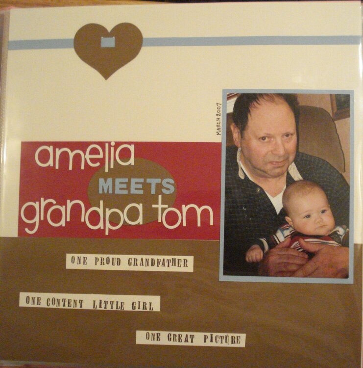 Amelia meets Grandpa Tom