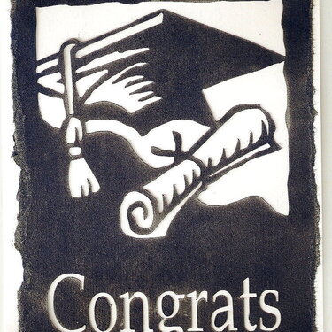 Congrats- graduation card