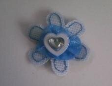 Tulle/Aida Cloth Flower