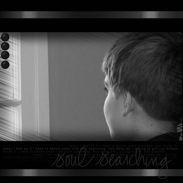 A Boys Soul Searching