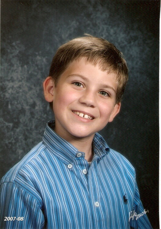 Dylan&#039;s 4th Grade School Picture