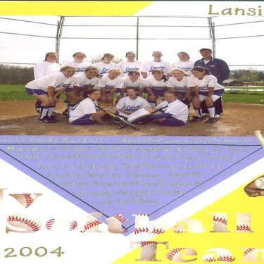 JV Softball Team 2004