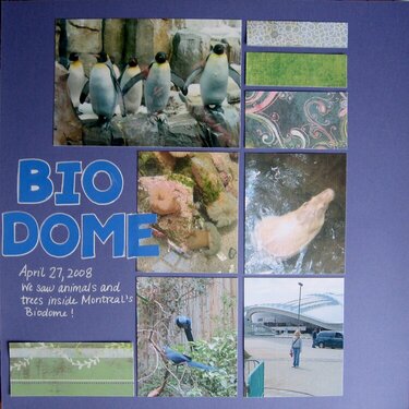 At the Biodome Right Page