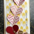 Pink Floating Hearts Valentine **Crate Paper**