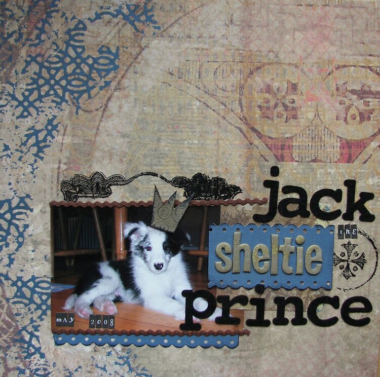 The Paper Element~Jack the Sheltie Prince