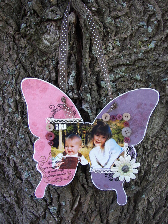 The Paper Element~ Butterfly Plaque