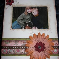 Altered Bazzill Magnetic Photo Frame