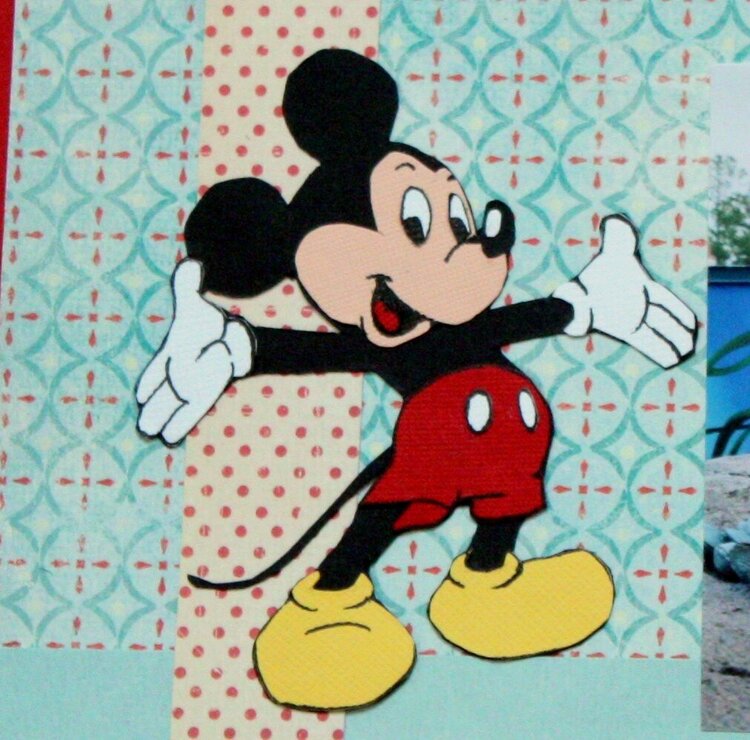 Mickey Mouse closeup
