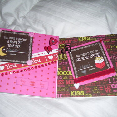 Valentines Day coupon book