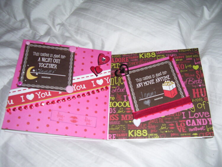 Valentines Day coupon book