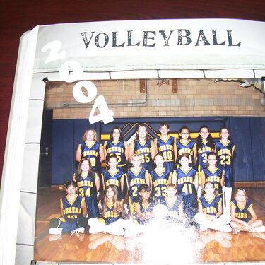 5 Grade Volly ball team