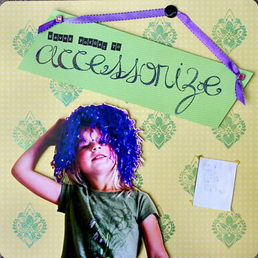 Never Forget to Accessorize **Gel-a-tins Stamps CHA Summer**