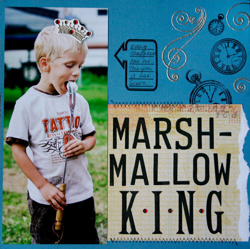 Marshmallow King **NEW Gel-a-tins Stamps**