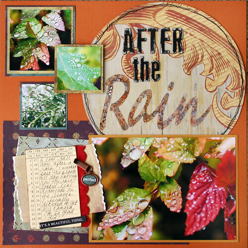 After the Rain *Scrapbook &amp; Cards Today - Fall 07*