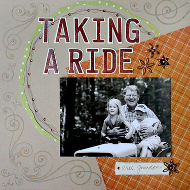 Taking a Ride **Gel-a-tins Stamps CHA Summer**