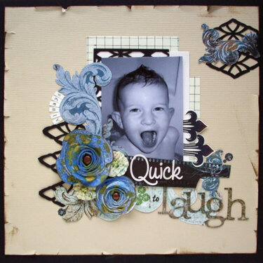 Quick to Laugh *Couture Cardstock*