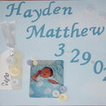 Hayden's Opening Page